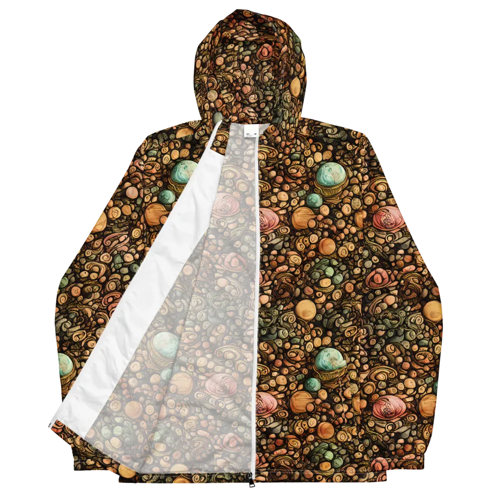 Inkstone Garden on Men's Windbreaker — Front