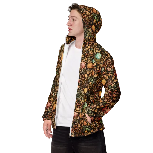 Inkstone Garden on a Men's Windbreaker