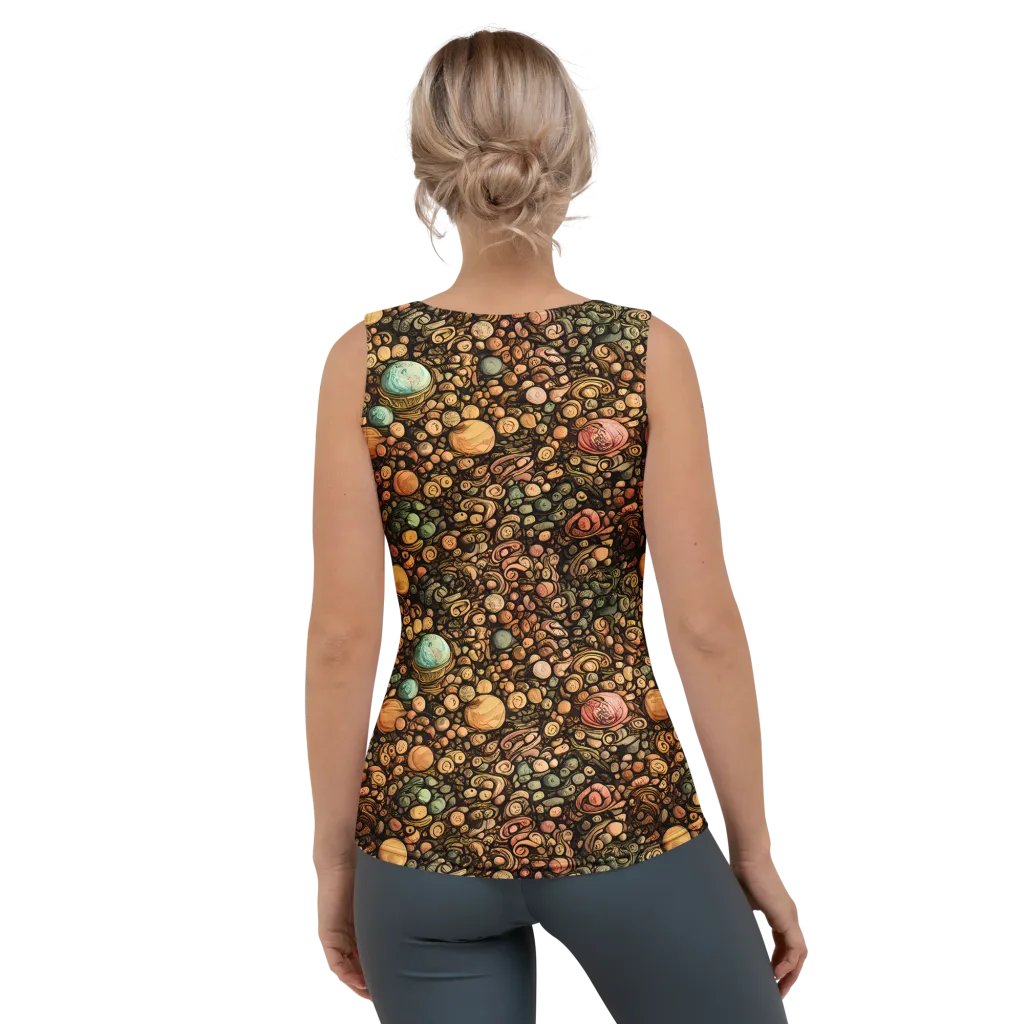 Inkstone Garden on Women's Tank Top — Back