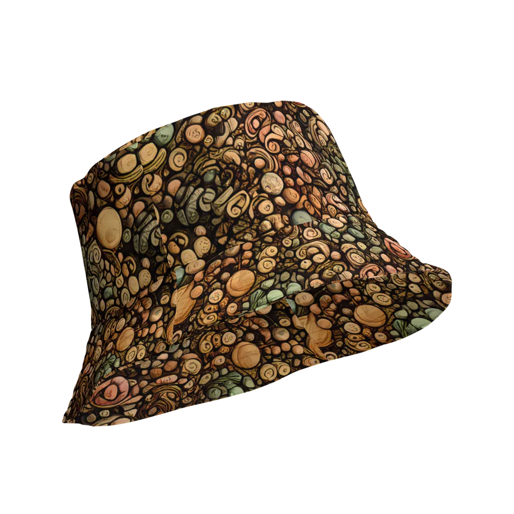 Inkstone Garden on Reversible Bucket Hat — Product details Outside