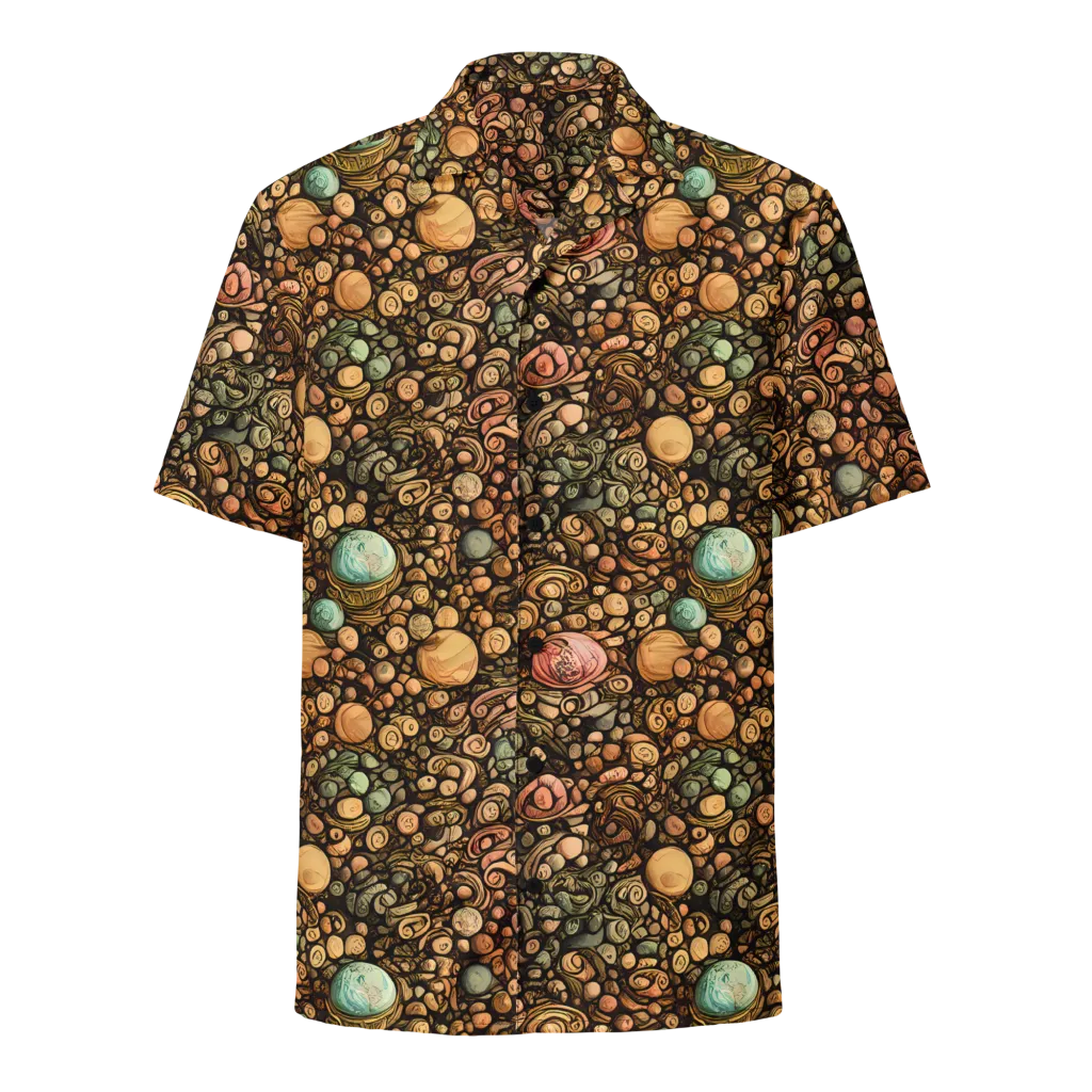 Inkstone Garden on Button Shirt — Front