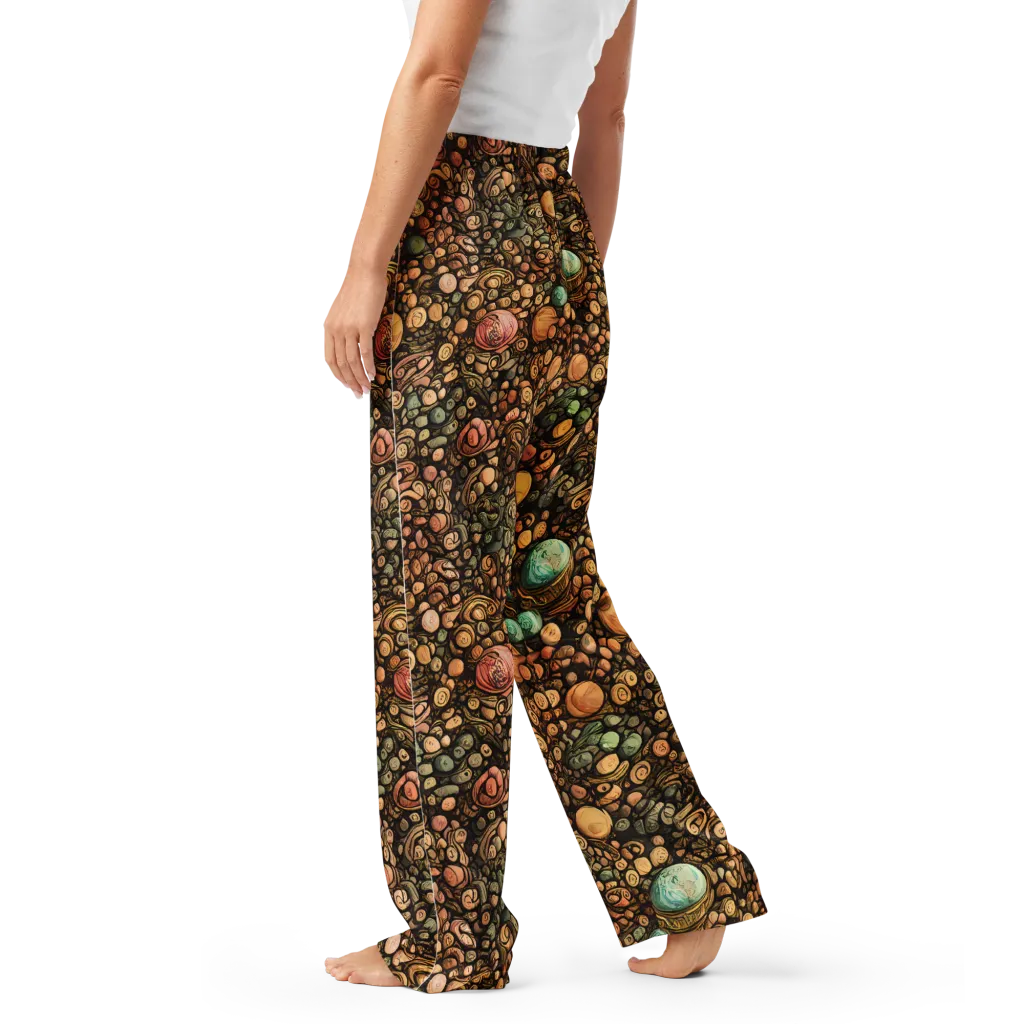 Inkstone Garden on Women's Pajama Pants — Left