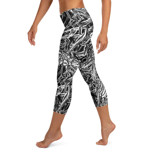 Blackwater Etch on a Capri Leggings