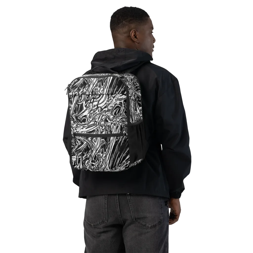 Blackwater Etch on Utility Backpack — Back