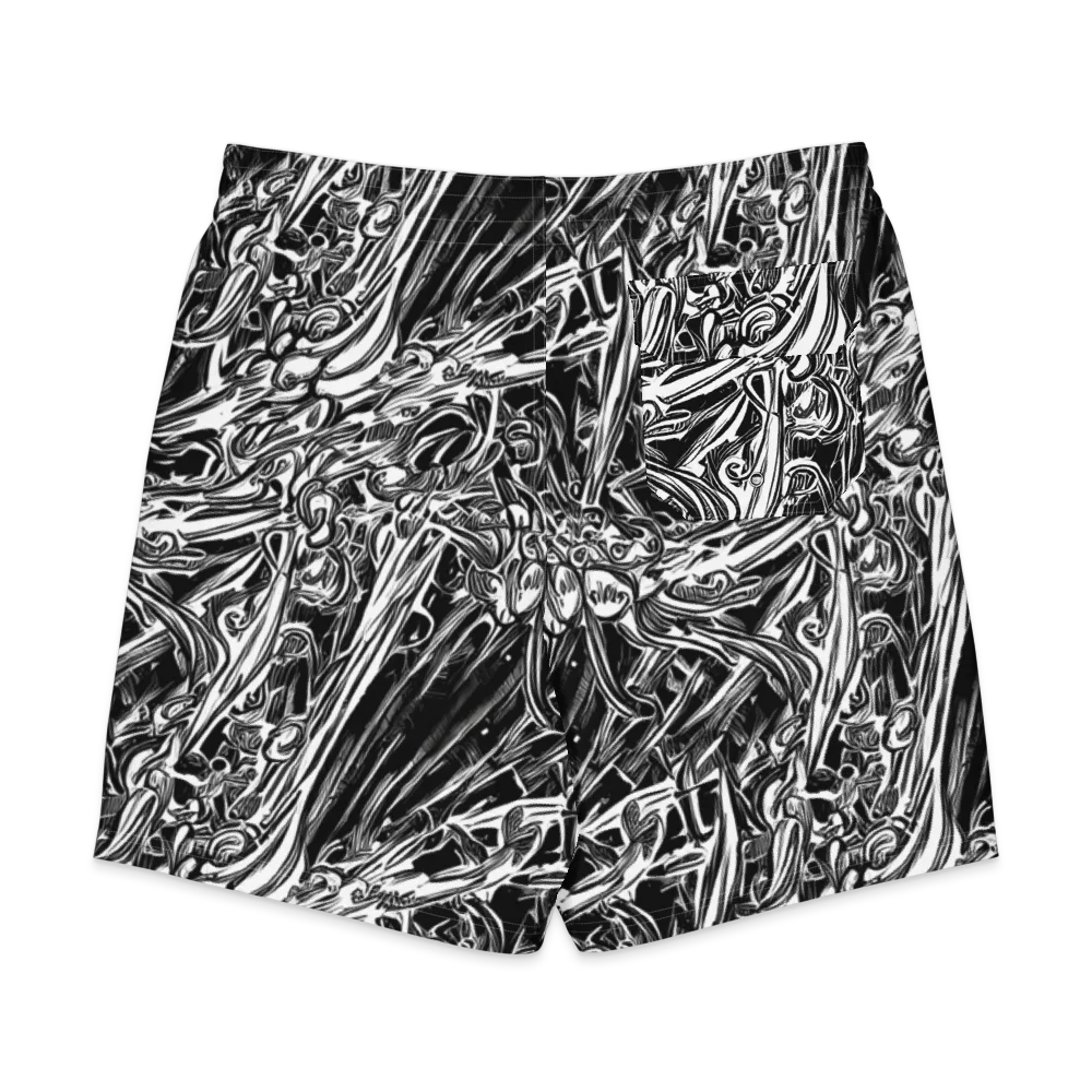 Blackwater Etch on Men's Board Shorts — Back