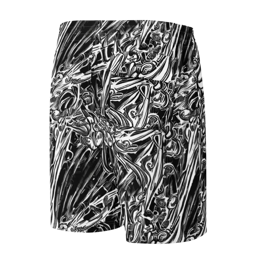 Blackwater Etch on Men's Board Shorts — Back