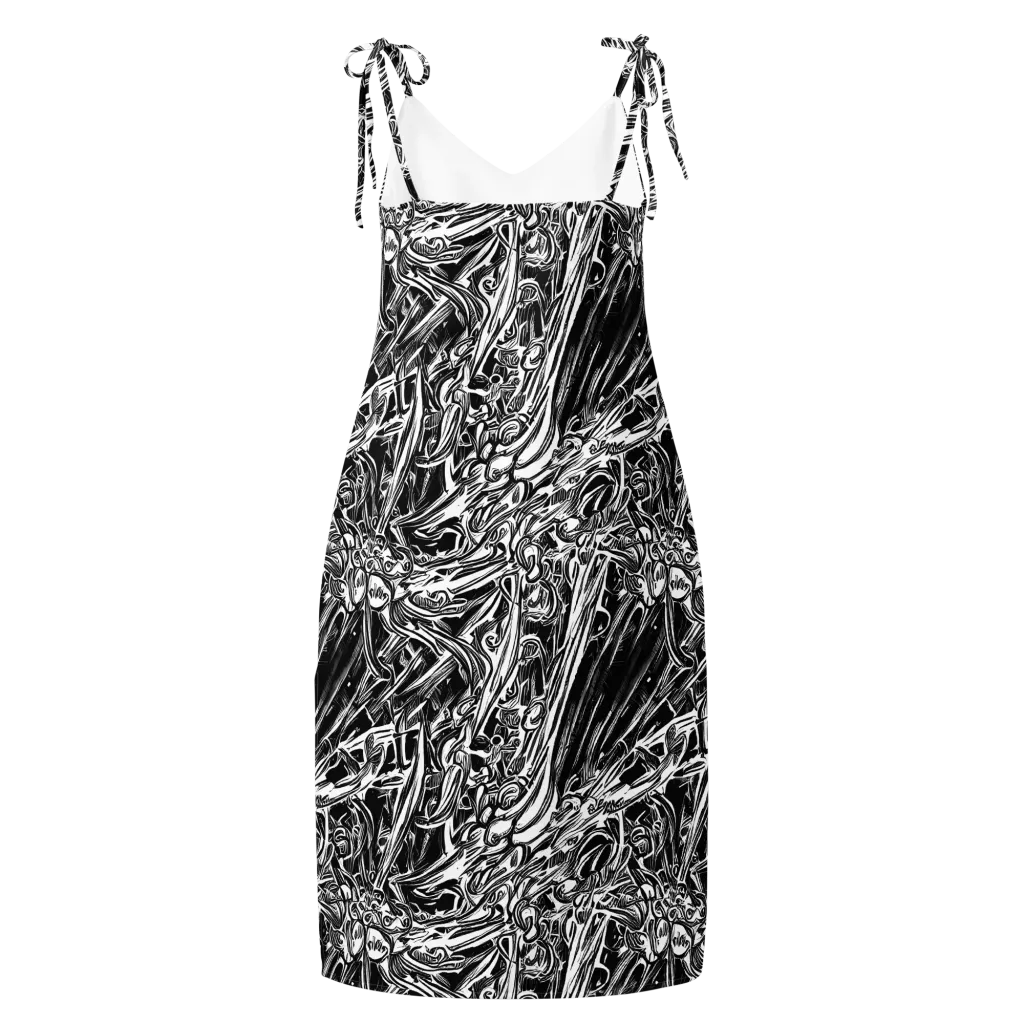 Blackwater Etch on Slip Dress — Back