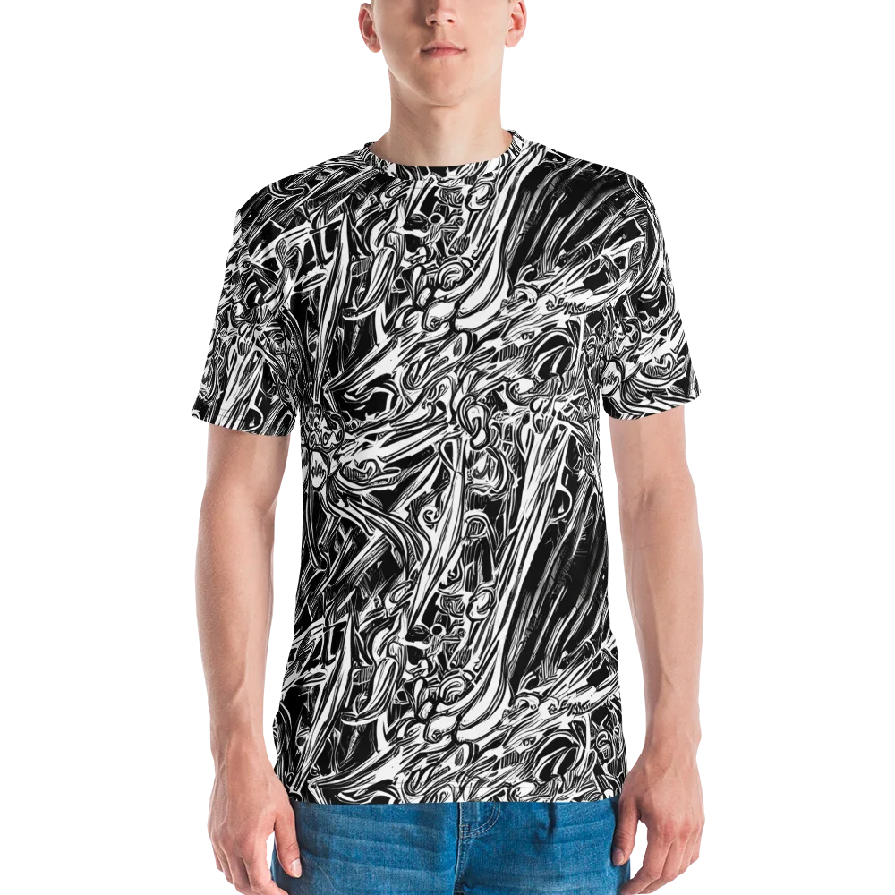 Blackwater Etch on Men's Crew Neck T-Shirt — Front