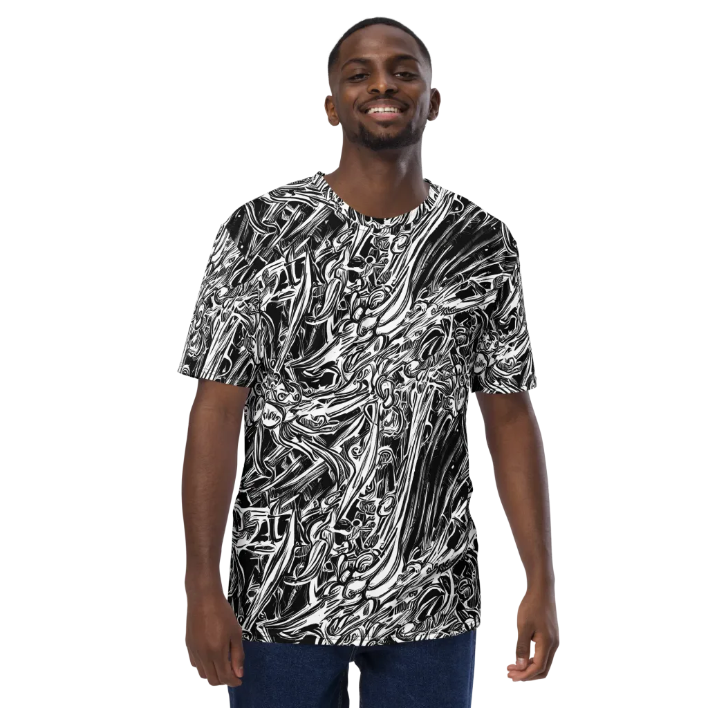 Blackwater Etch on Men's Crew Neck T-Shirt — Front