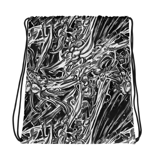 Blackwater Etch on a Drawstring Bag