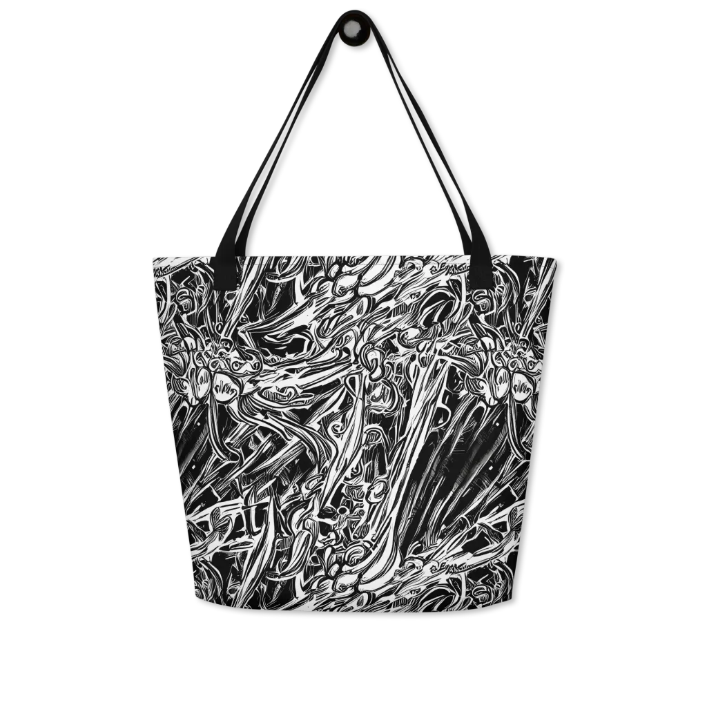 Blackwater Etch on Large Tote Bag W/ Pocket — Front