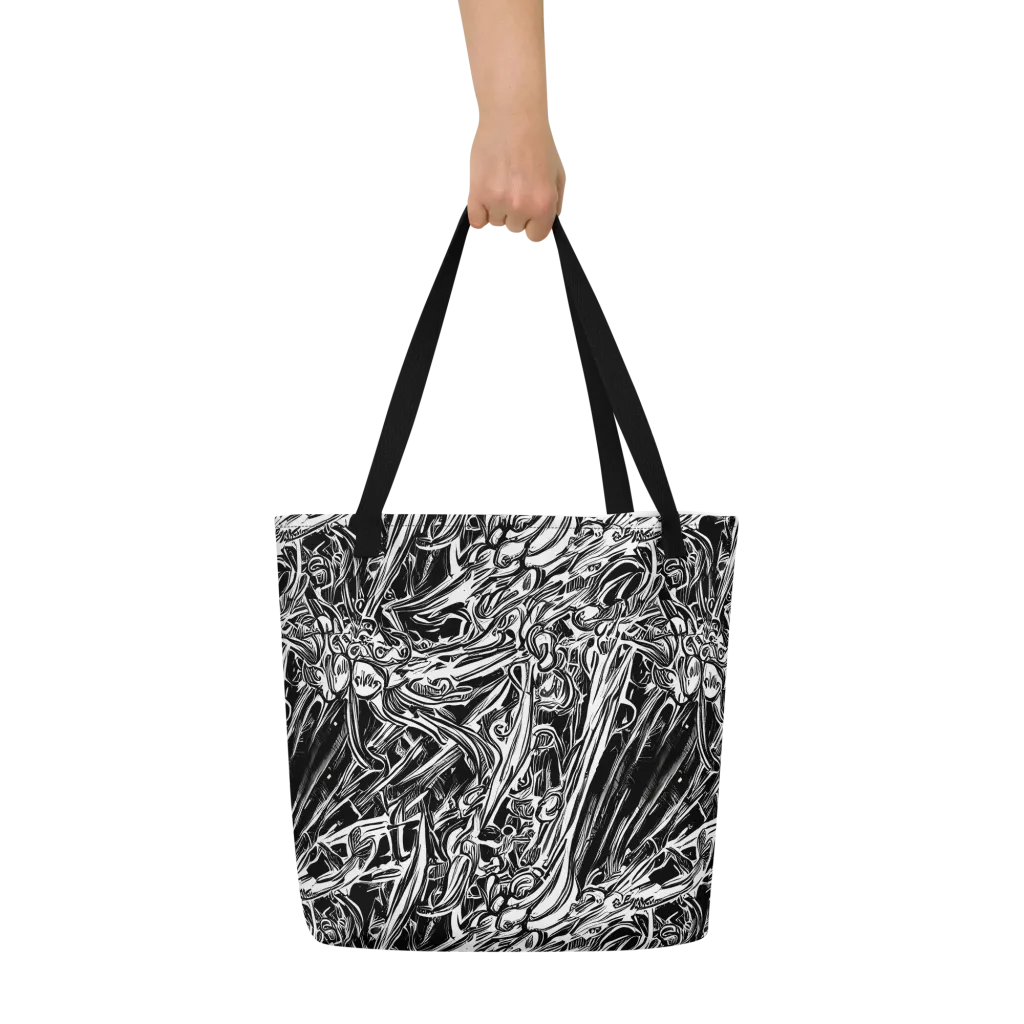 Blackwater Etch on Large Tote Bag W/ Pocket — Front