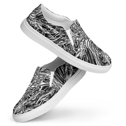 Blackwater Etch on a Women's Slip-On Canvas Shoes