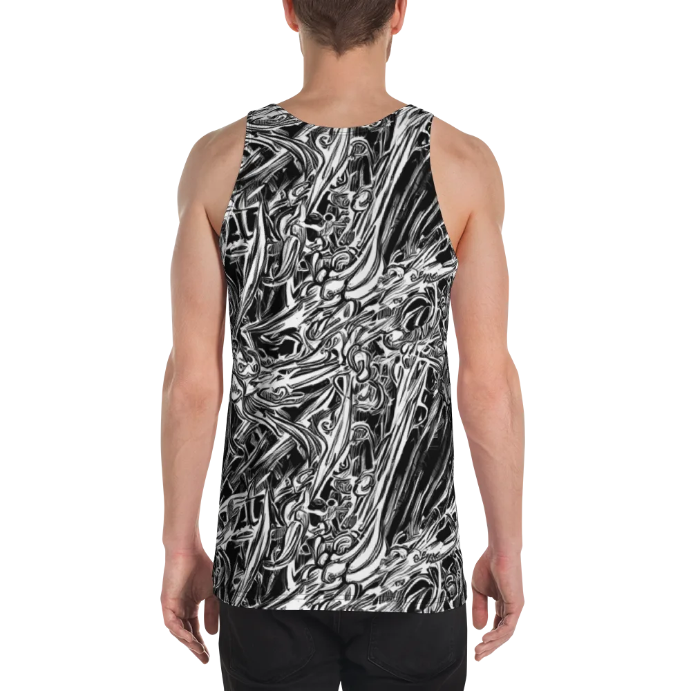 Blackwater Etch on Men's Tank Top — Back