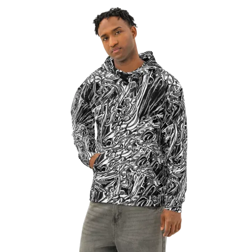 Blackwater Etch on a Cotton Hoodie