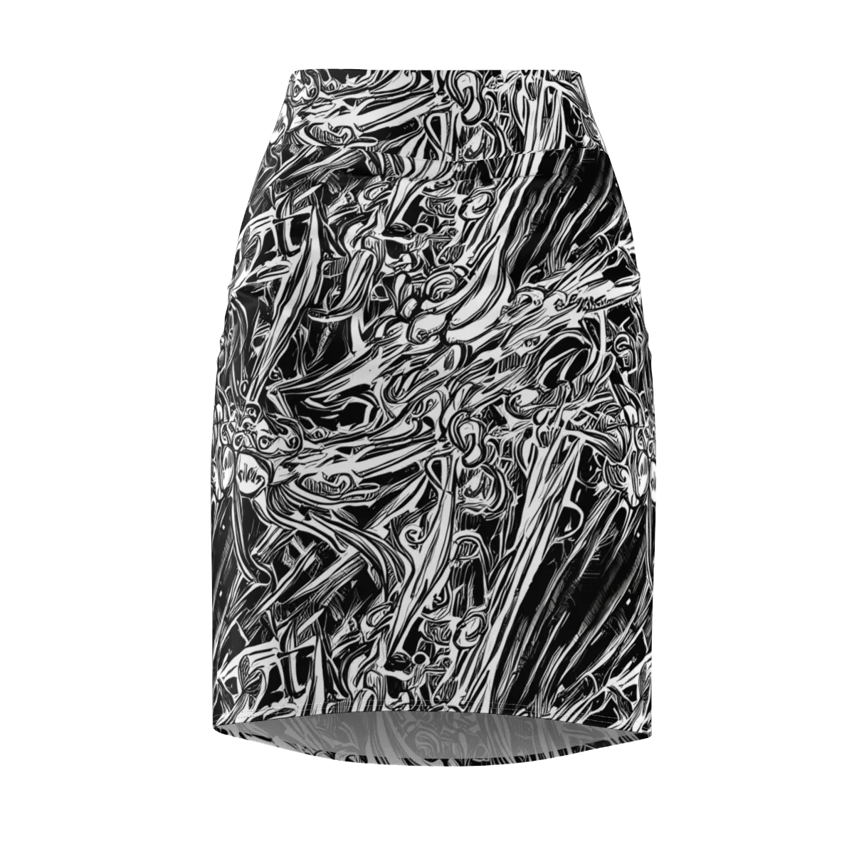 Blackwater Etch on Pencil Skirt — Front