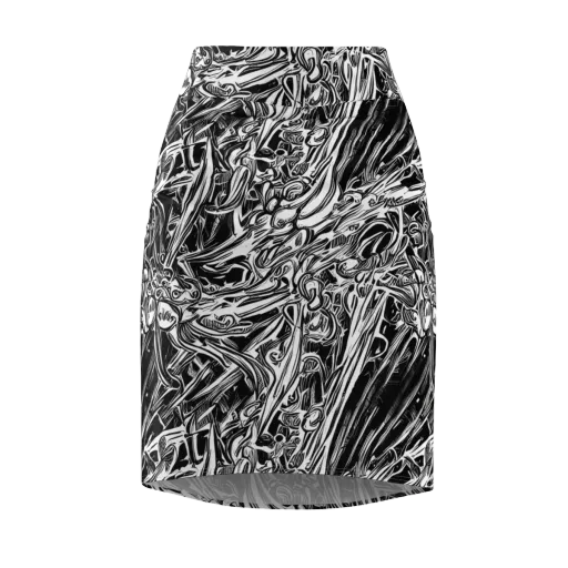 Blackwater Etch on a Pencil Skirt
