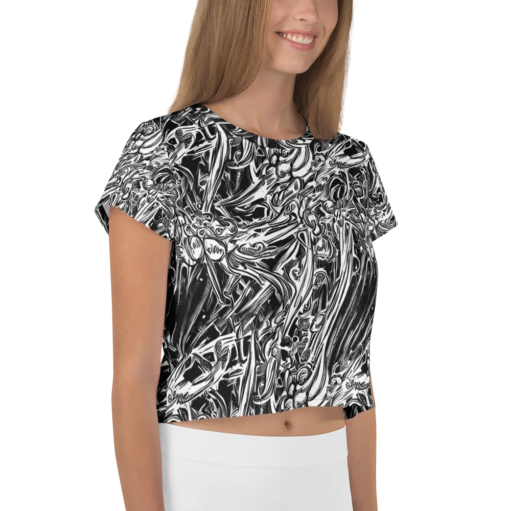 Blackwater Etch on Crop Tee — Right