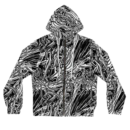 Blackwater Etch on a Women's Full-Zip Hoodie