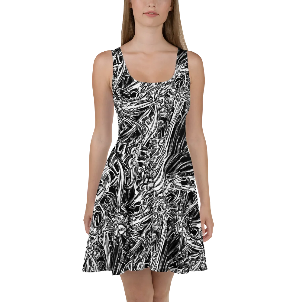 Blackwater Etch on Skater Dress — Front