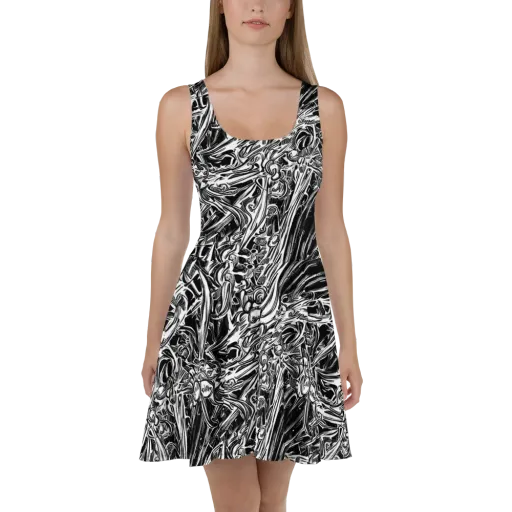 Blackwater Etch on a Skater Dress