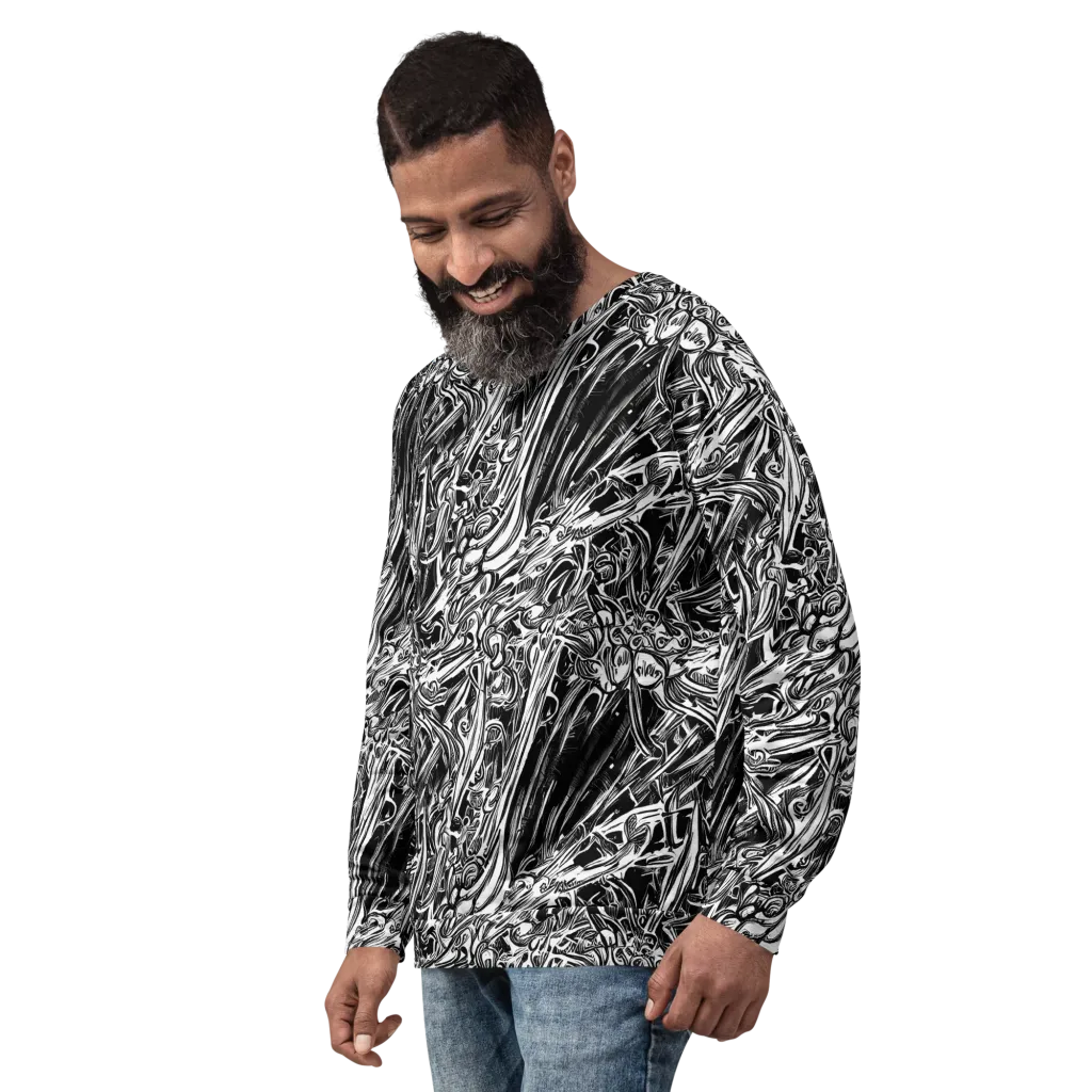 Blackwater Etch on Sweatshirt — Left Front