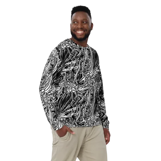 Blackwater Etch on a Sweatshirt