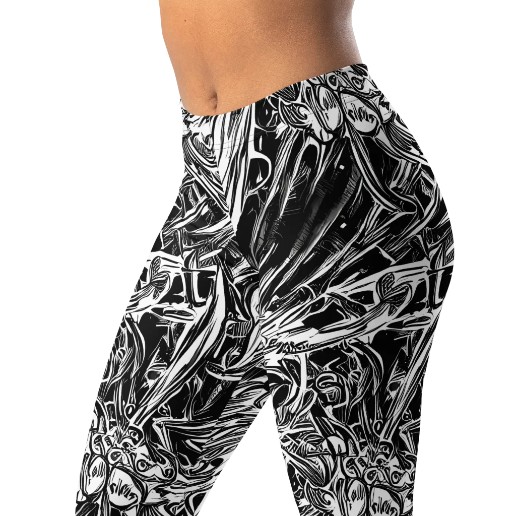 Blackwater Etch on Leggings — Left Front