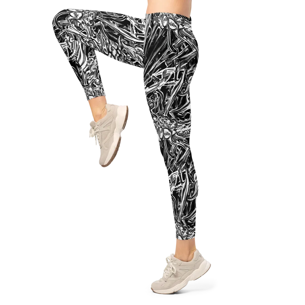Blackwater Etch on Leggings — Left