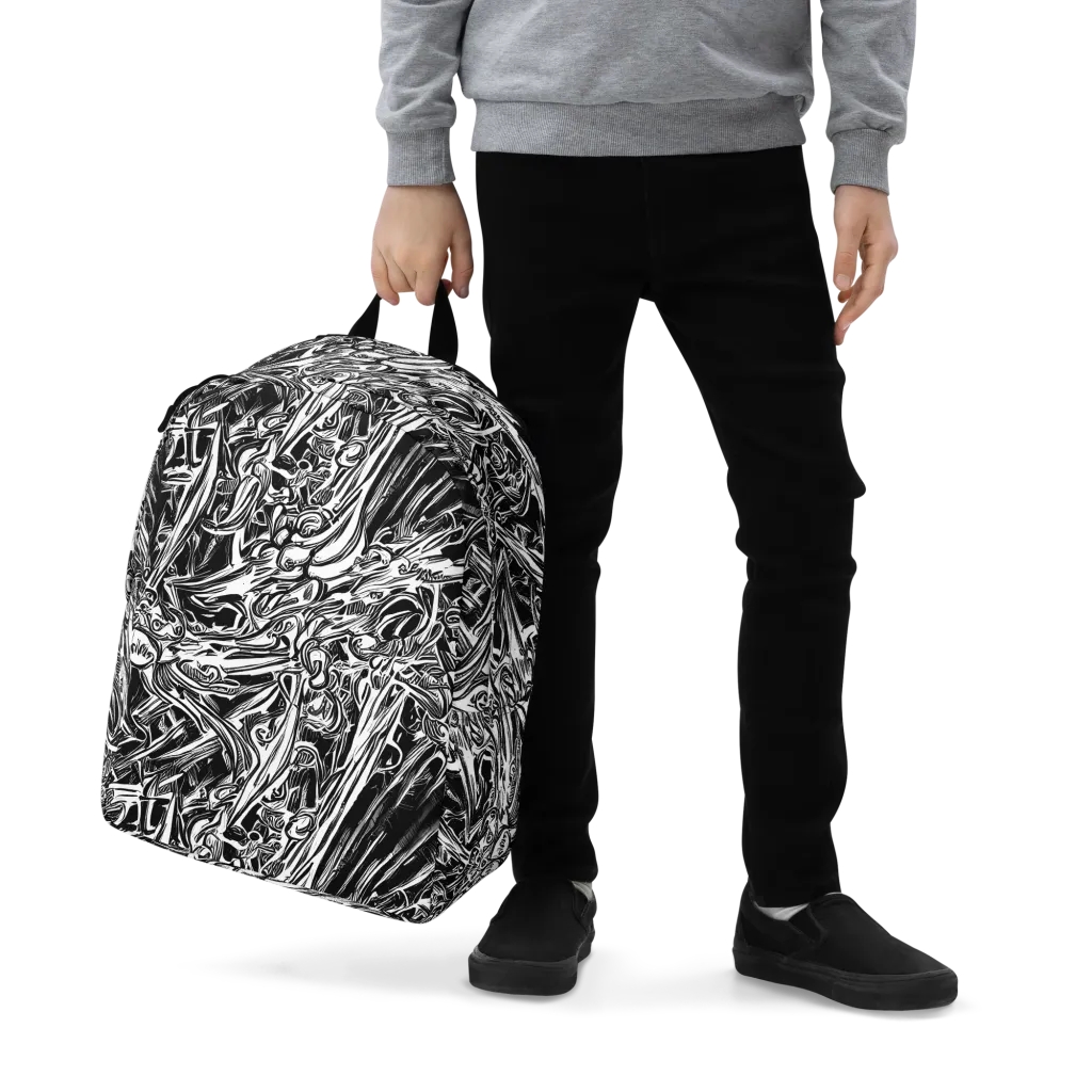 Blackwater Etch on Minimalist Backpack — Zoomed-in