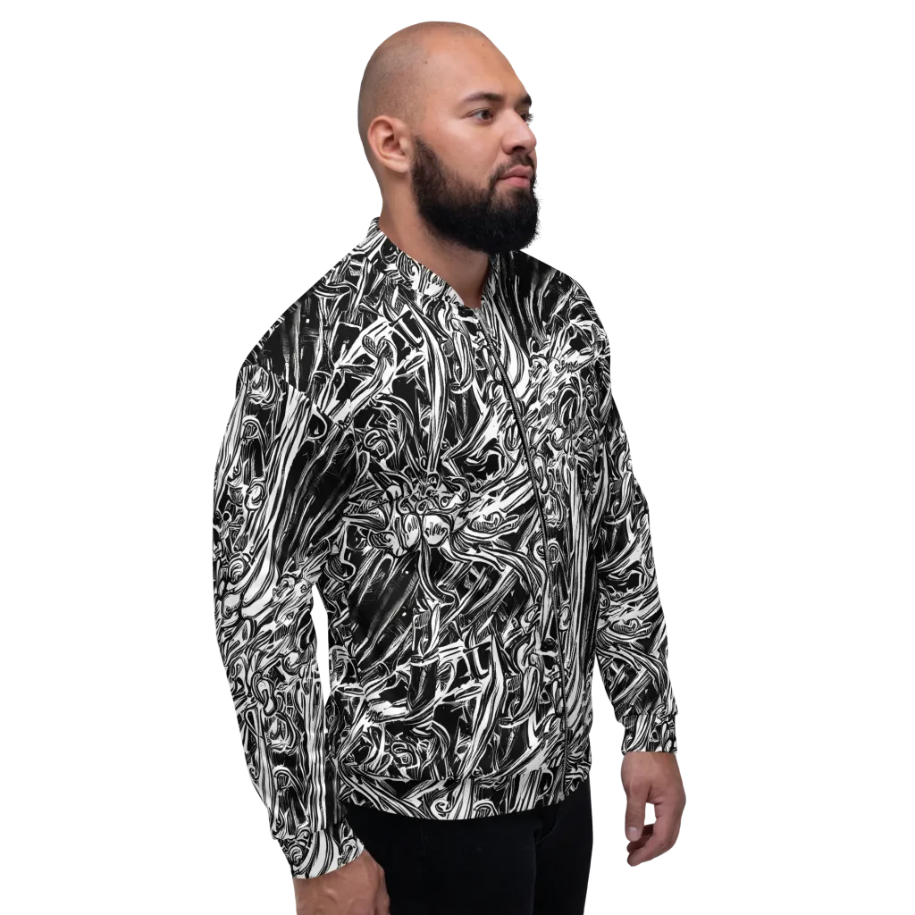 Blackwater Etch on Bomber Jacket — Right