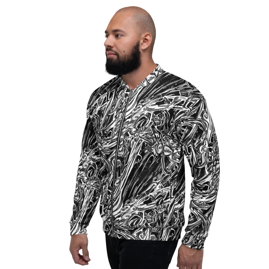 Blackwater Etch on Bomber Jacket — Left