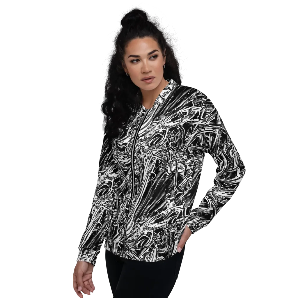 Blackwater Etch on Bomber Jacket — Left
