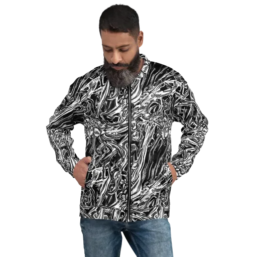 Blackwater Etch on a Bomber Jacket