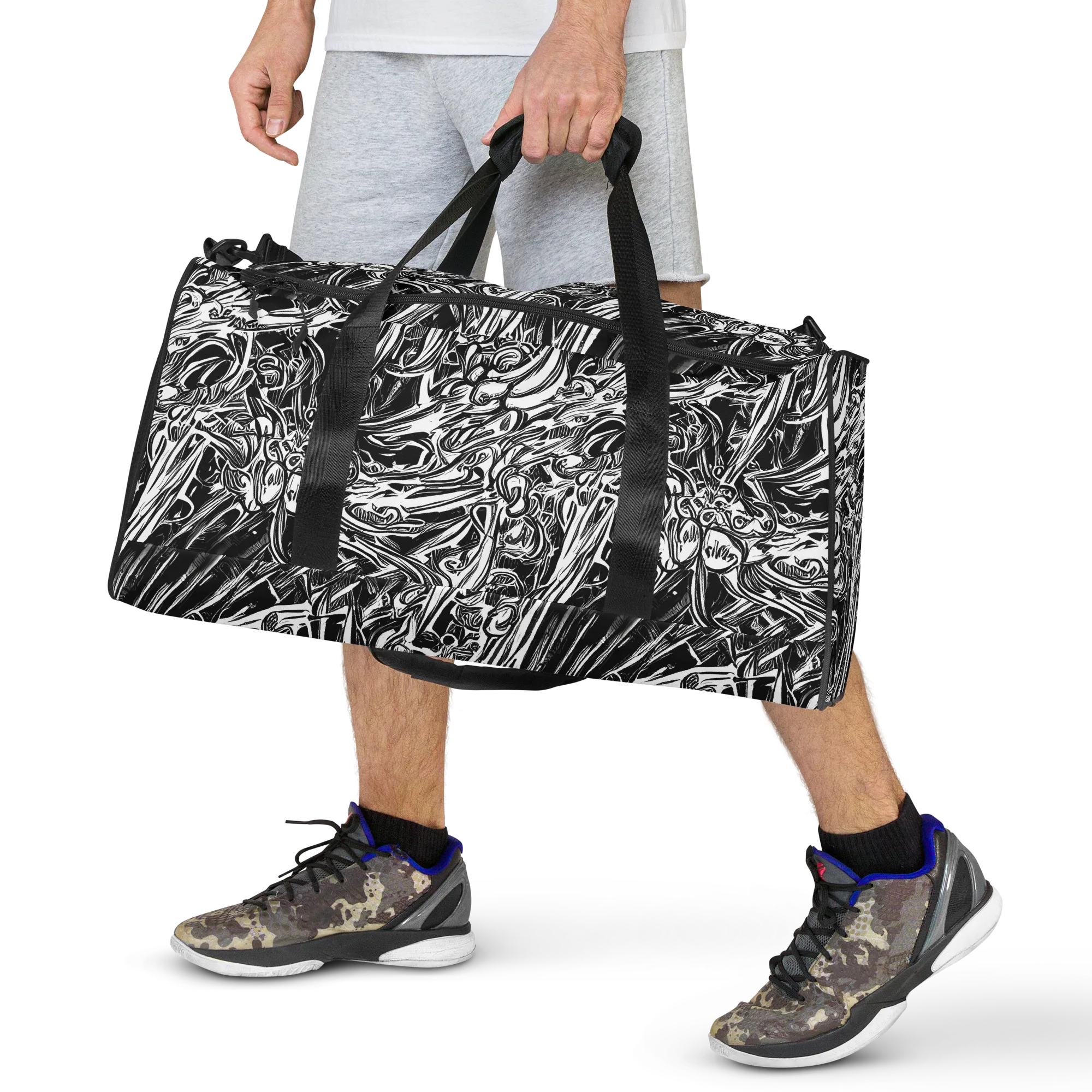 Blackwater Etch on Duffle Bag — Front