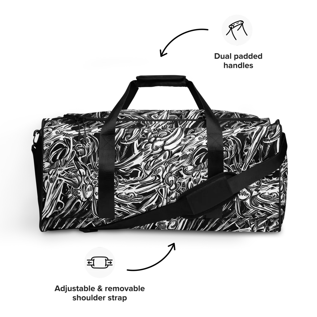 Blackwater Etch on Duffle Bag — Front