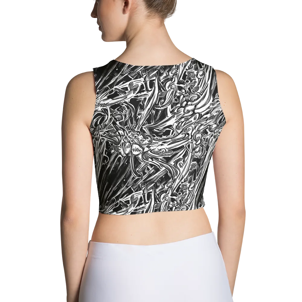 Blackwater Etch on Crop Top — Back