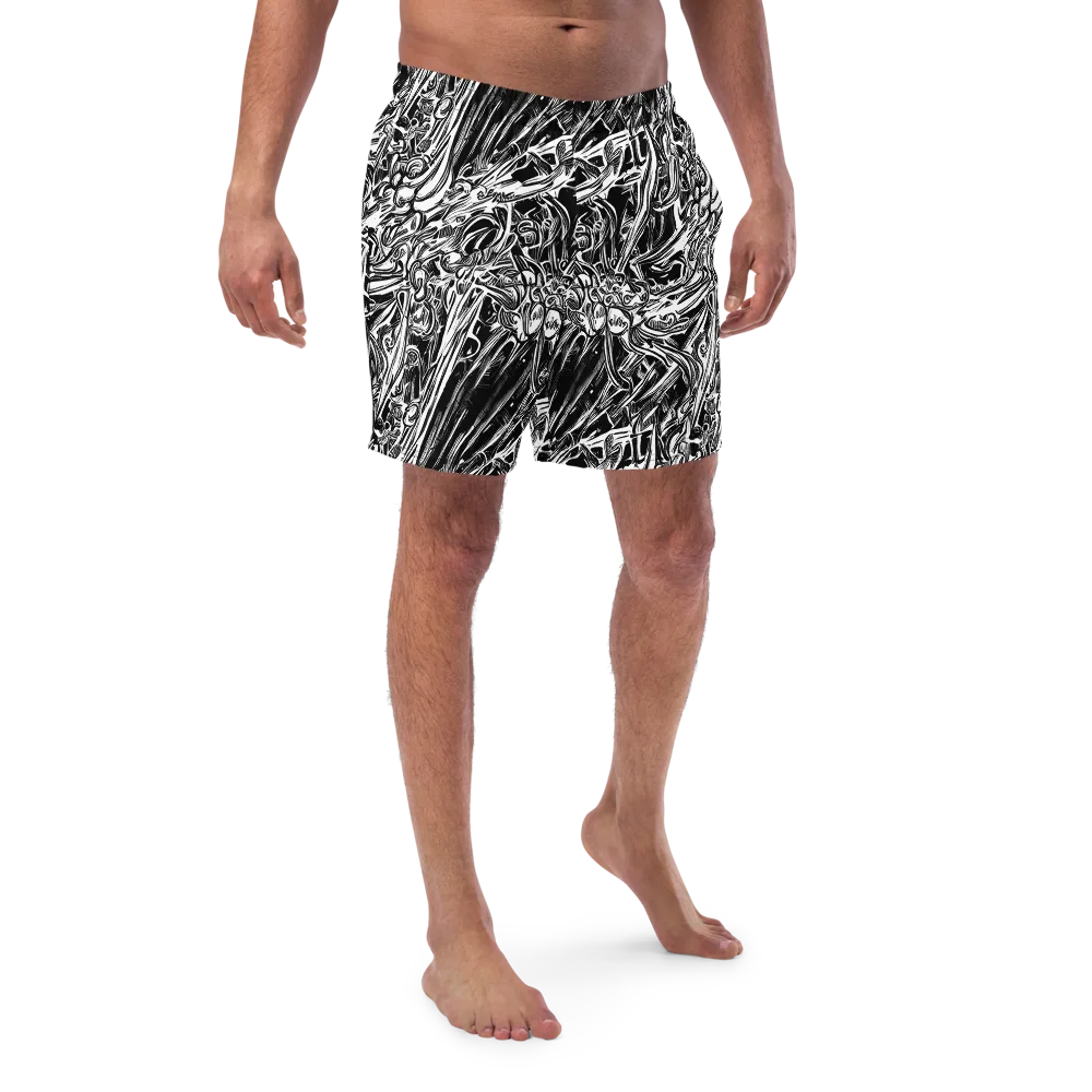 Blackwater Etch on Swim Trunks — Front