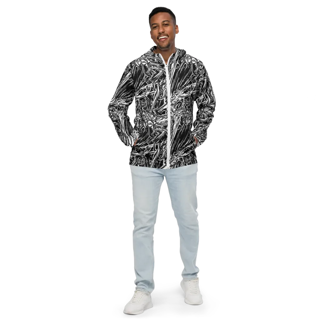 Blackwater Etch on Men's Windbreaker — Front