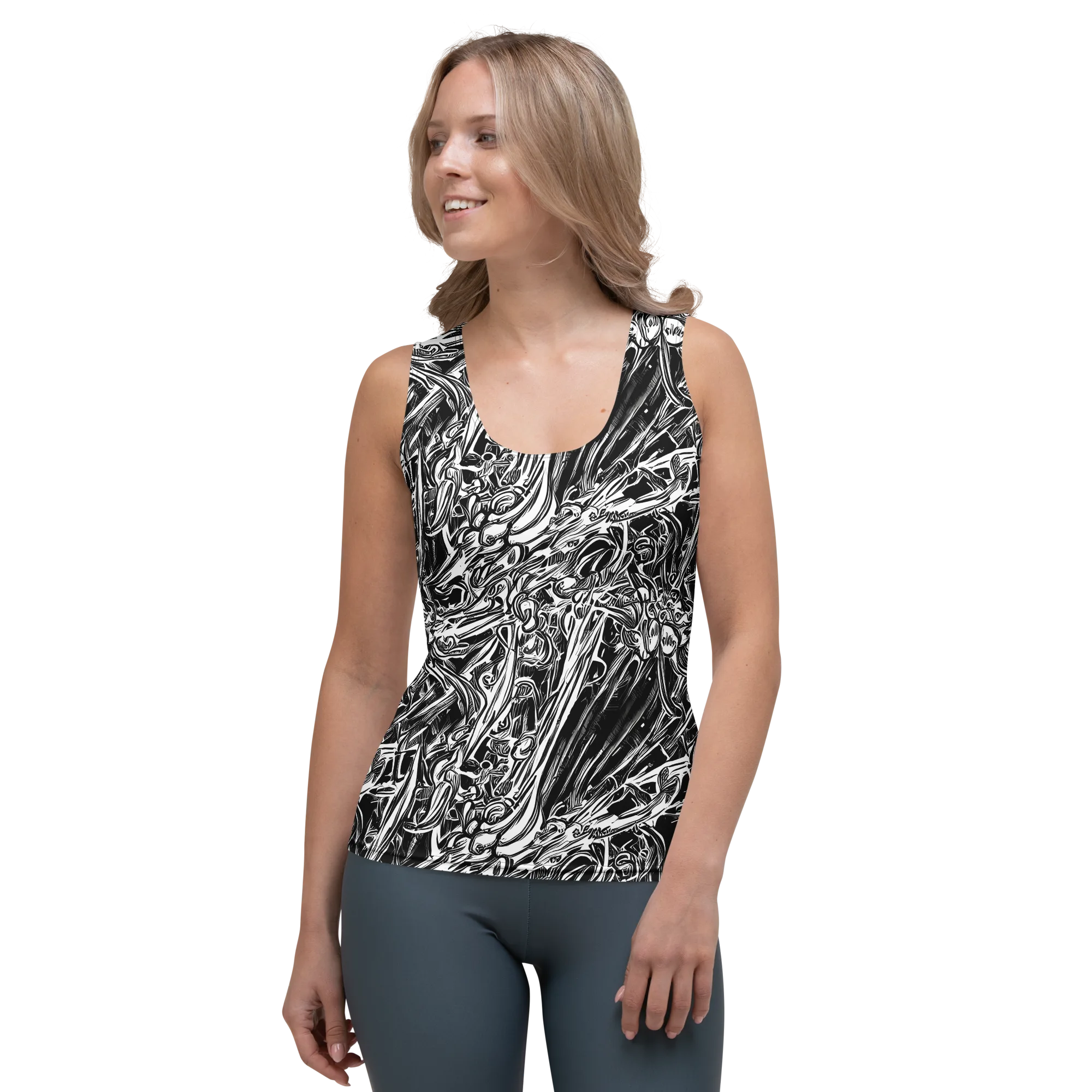 Blackwater Etch on Women's Tank Top — Front