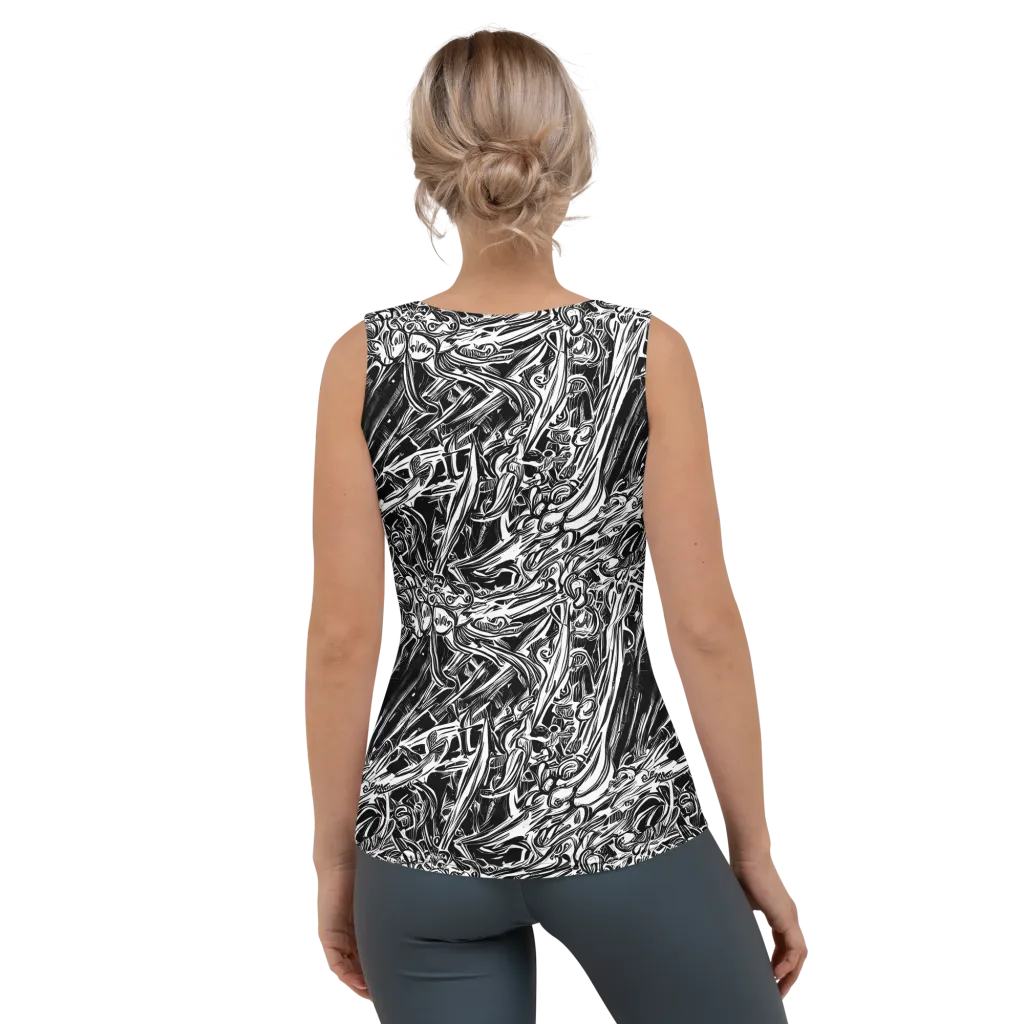Blackwater Etch on Women's Tank Top — Back