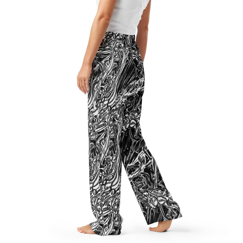 Blackwater Etch on Women's Pajama Pants — Left