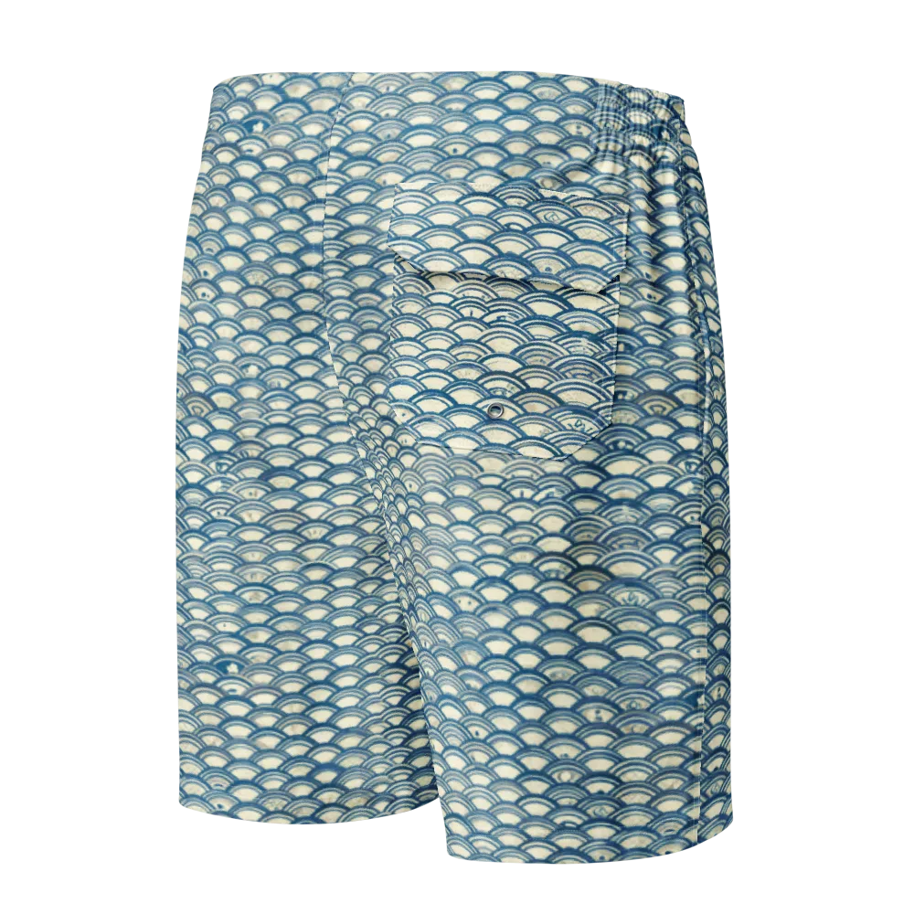 Tidal Archive on Men's Board Shorts — Back