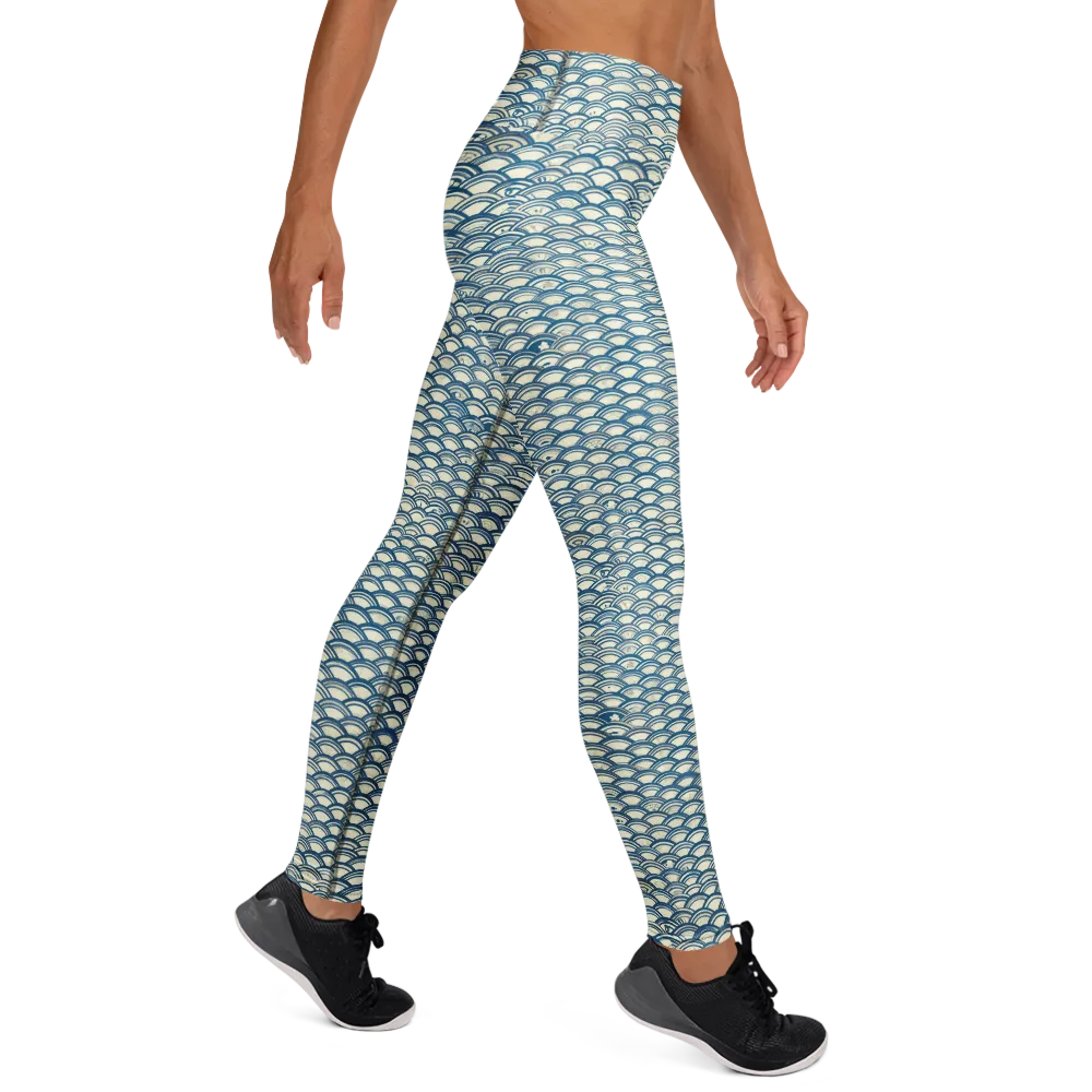 Tidal Archive on Yoga Leggings — Right
