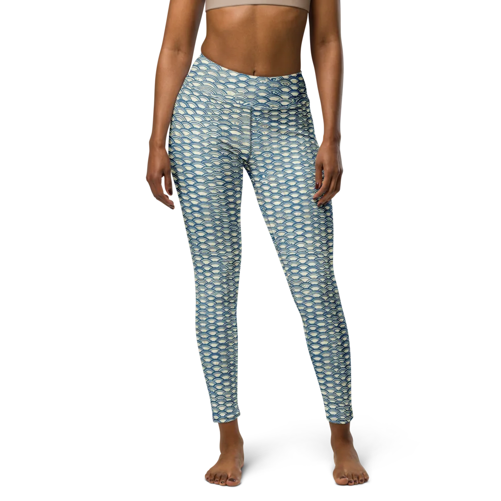 Tidal Archive on Yoga Leggings — Front
