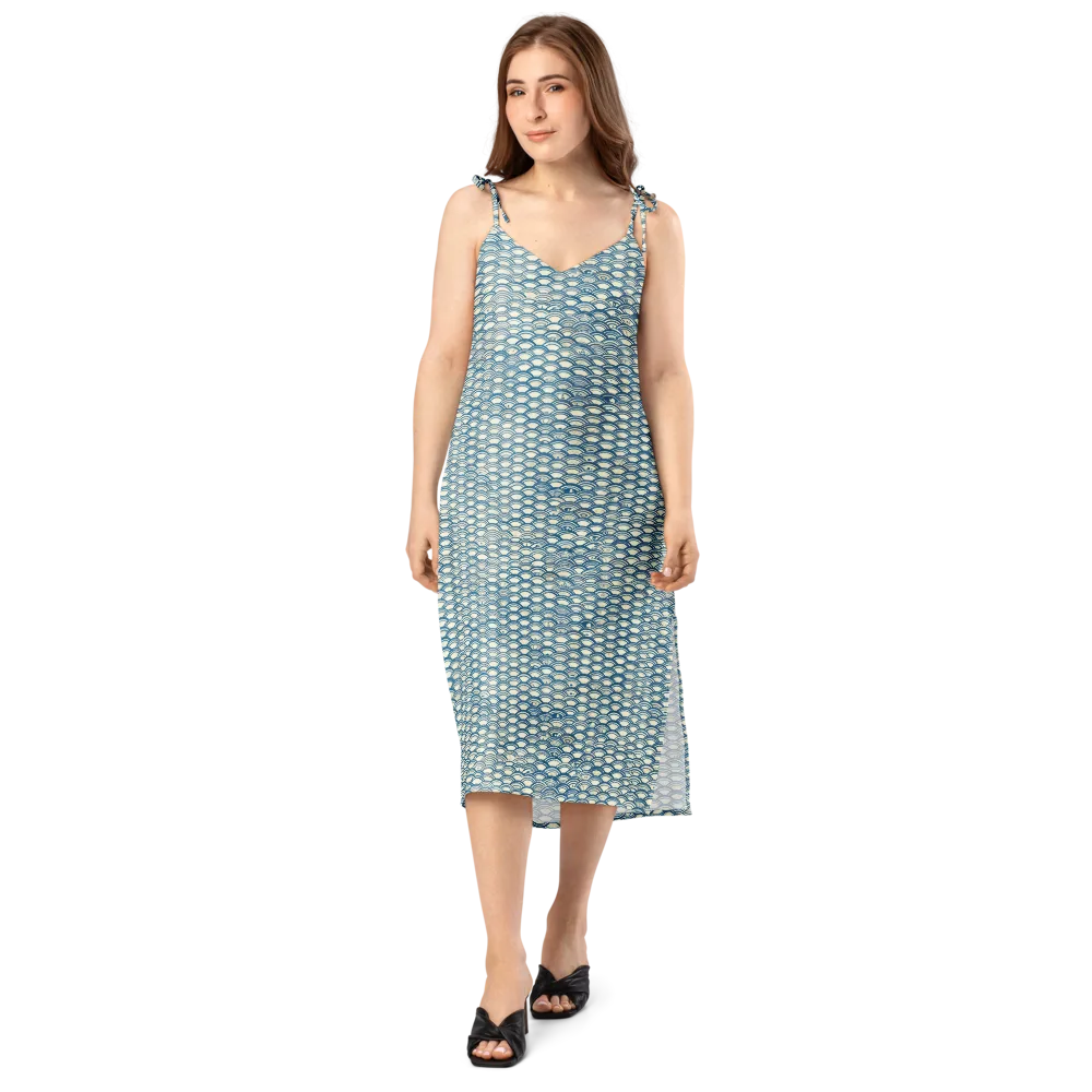 Tidal Archive on Slip Dress — Front