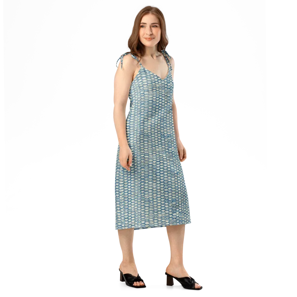 Tidal Archive on Slip Dress — Right Front