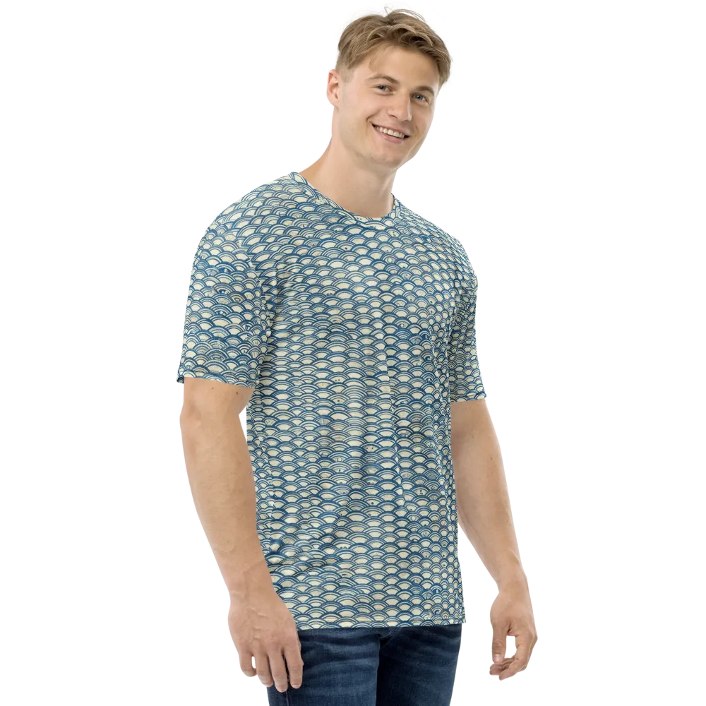 Tidal Archive on Men's Crew Neck T-Shirt — Right