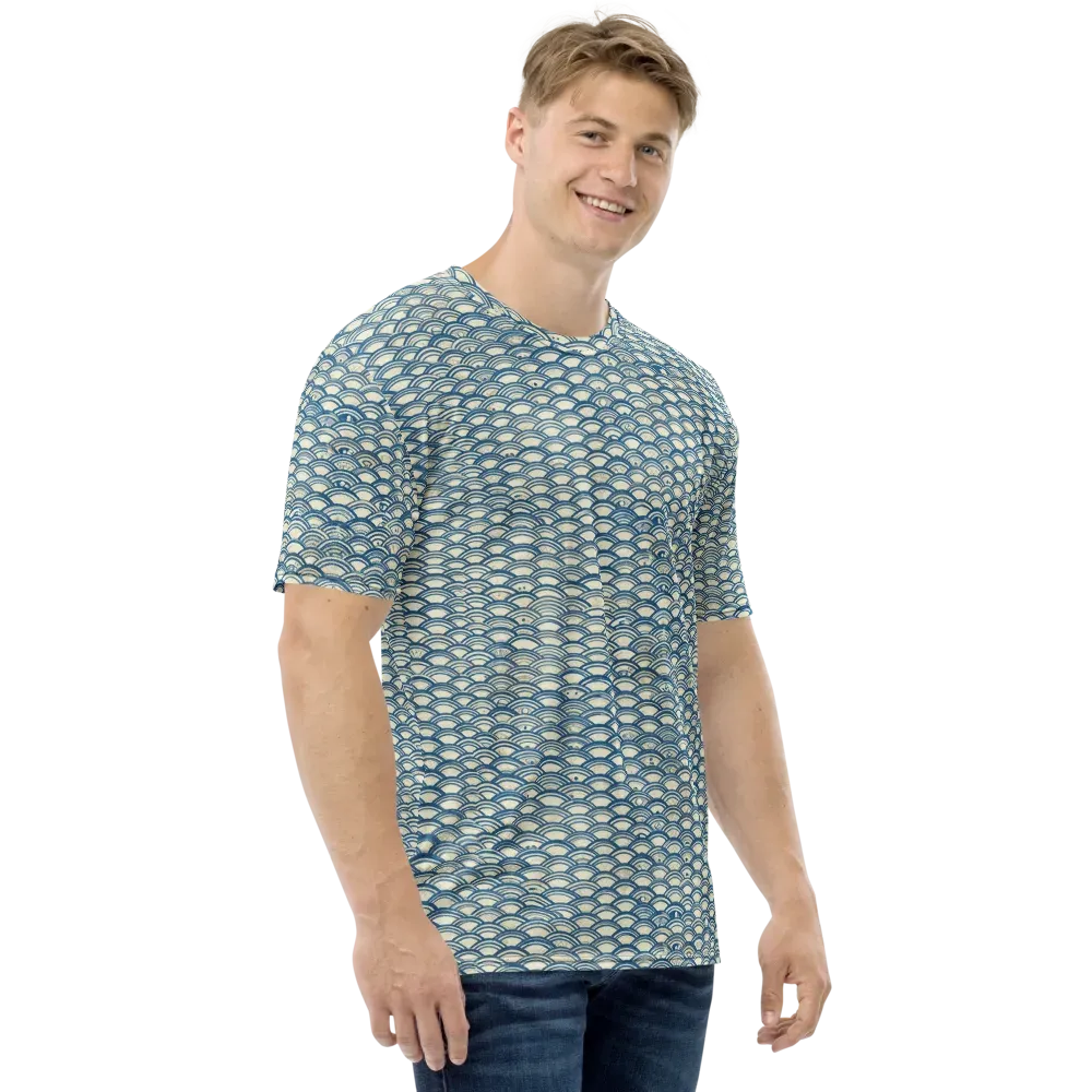 Tidal Archive on Men's Crew Neck T-Shirt — Right