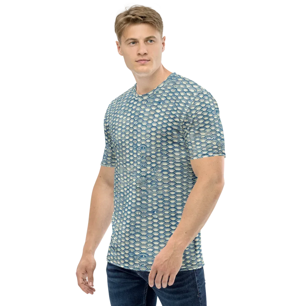 Tidal Archive on Men's Crew Neck T-Shirt — Left